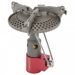 Go System Go System Gaskocher FlyTi Stove Mini Titan Camping Gas Kocher, Trekking Outdoor Faltbar 3kW  Газовая плита Go System FlyTi Stove Мини-титановая газовая плита для кемпинга, складная для треккинга на открытом воздухе, 3 кВт