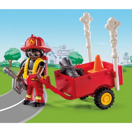 PLAYMOBIL PLAYMOBIL 70917 Duck on Call- Feuerwehr Action. Rette die Katze! PLAYMOBIL 70917 Утка по вызову пожарной команды Action. Спасите кота!