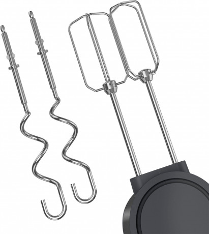 Grundig Grundig Handmixer Delisia NovusTM HM 7140, 500 W, Hochwertiger Edelstahlkorpus; Soft Start: Antispritz-Funktion  Ручной миксер Grundig Delisia NovusTM HM 7140, 500 Вт, корпус из высококачественной нержавеющей стали; Плавный пуск: функция защиты от