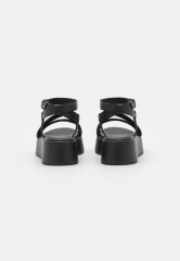 Tommy Hilfiger NEW FLATFORM STRAP Platform sandals black NEW FLATFORM STRAP Босоножки на платформе черный