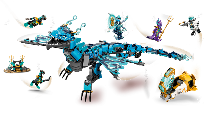 Lego Wasserdrache водный Дракон