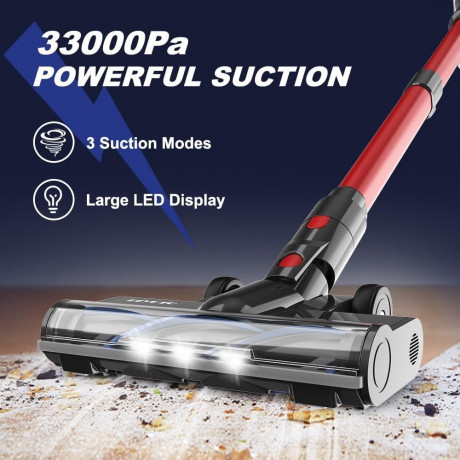 DIYUTO DIYUTO Akku-Hand-und Stielstaubsauger Ideal fur Hartboden, Teppiche, Tierhaare, beutellos, 2600mAh Akku abnehmbar wiederaufladbar leicht Idealer Haushaltshelfer  Беспроводной ручной пылесос DIYUTO, идеально подходит для твердых полов, ковров, шерст