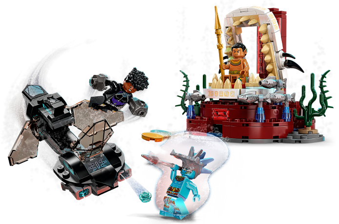 Lego Konig Namors Thronsaal Тронный зал короля Нэмора