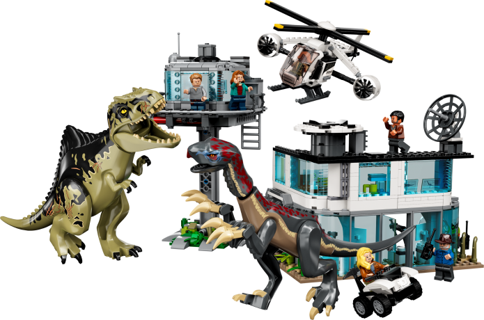 Lego Giganotosaurus & Therizinosaurus Angriff Атака гиганотозавра и теризинозавра