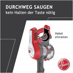 Hoover Hoover Akku-Hand-und Stielstaubsauger HF 122RH-11, 170 W, beutellos, Boden-  Handsauger in Einem, 22 V, LED-Licht, Turbo, 0,9 l Behalter  Беспроводной ручной и стержневой пылесос Hoover HF 122RH-11, 170 Вт, без мешка, напольный ручной пылесос в одн