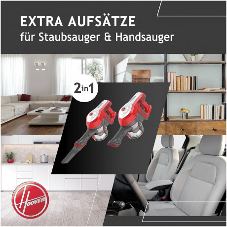 Hoover Hoover Akku-Hand-und Stielstaubsauger HF 122RH-11, 170 W, beutellos, Boden- Handsauger in Einem, 22 V, LED-Licht, Turbo, 0,9 l Behalter Беспроводной ручной и стержневой пылесос Hoover HF 122RH-11, 170 Вт, без мешка, напольный ручной пылесос в одн