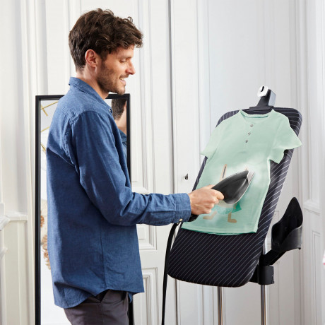 Tefal Tefal Dampfburste QT2022 Ixeo Power All-In-One Dampfglatter, 2170 W, integriertes Smart Board, auffrischen desinfizieren, 5,8 Bar, 2170 W Паровая щетка Tefal QT2022 Ixeo Power All-In-One, 2170 Вт, встроенная интеллектуальная панель, освежающая дез