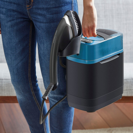 Tefal Tefal Dampfburste QT2022 Ixeo Power All-In-One Dampfglatter, 2170 W, integriertes Smart Board, auffrischen desinfizieren, 5,8 Bar, 2170 W Паровая щетка Tefal QT2022 Ixeo Power All-In-One, 2170 Вт, встроенная интеллектуальная панель, освежающая дез