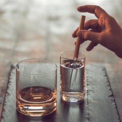 Eisch Eisch Gentleman Whisky Pipette Platin - im Geschenkkarton 16,5 cm Пипетка для виски Eisch Gentleman платиновая - в подарочной упаковке 16,5 см