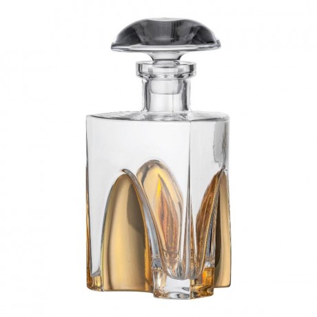 Eisch Eisch Gentleman Karaffe Glas Gold - im Geschenkkarton 0,75 L / h: 23,2 cm Графин Eisch Gentleman стеклянный золотой - в подарочной упаковке 0,75 л / высота: 23,2 см