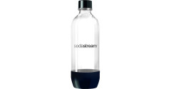 SodaStream SodaStream PET-Flasche 1 Liter, Trinkflasche transparent/schwarz  transparent/schwarz SodaStream ПЭТ-бутылка 1 литр, бутылка для питья прозрачная/черная