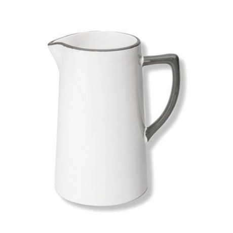 Gmundner Keramik Gmundner Keramik Grauer Rand Wasserkrug 0,7 L Керамический кувшин для воды с серым ободком Gmundner 0,7 л