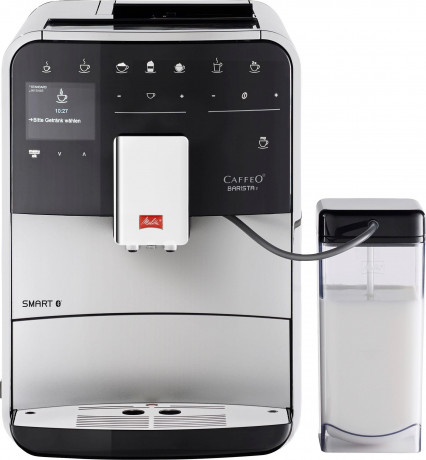 Melitta Melitta Kaffeevollautomat Barista T Smart F 83/0-101, silber, 4 Benutzerprofile18 Kaffeerezepte, nach italienischem Originalrezept  Полностью автоматическая кофемашина Melitta Barista T Smart F 83/0-101, серебро, 4 профиля пользователя, 18 рецепто