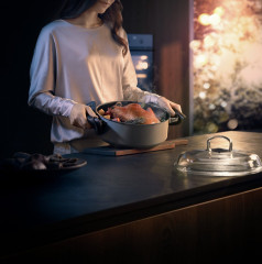 WMF WMF Schmortopf MINERAL grau Запеканка WMF МИНЕРАЛЬНАЯ