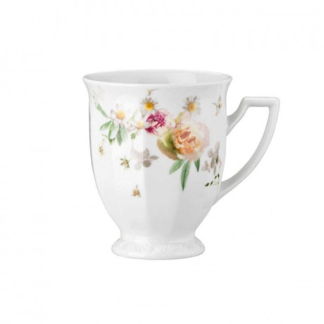 Rosenthal Rosenthal Maria Pink Rose Becher mit Henkel 0,30 L Кружка Rosenthal Maria Pink Rose с ручкой 0,30 л