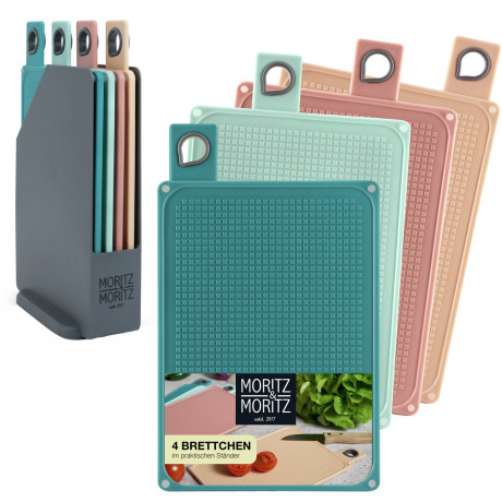 Moritz & Moritz Moritz & Moritz Schneidebrett bunt 4-tlg. multicolour Разделочная доска Moritz &amp; Moritz разноцветная, 4 предмета.