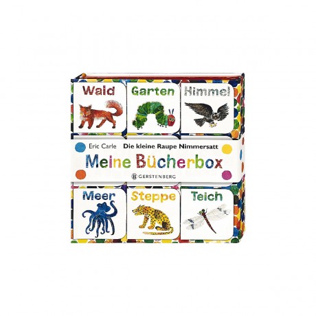 Gerstenberg Verlag Die kleine Raupe Nimmersatt: Meine Bucherbox Ненасытная маленькая гусеница: Моя книжная коробка