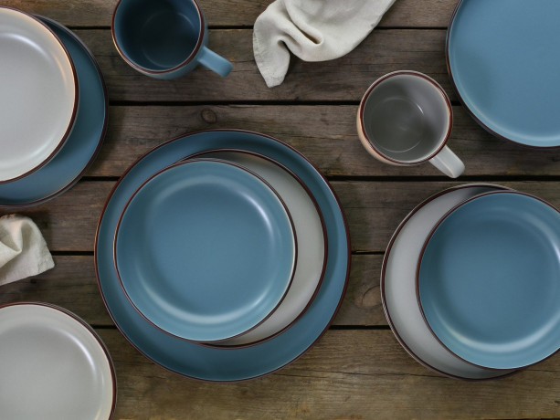 Creatable Creatable Kombiservice 16-tlg. MODERN SCANDIC grau-blau Создаваемый комбинированный сервиз 16 шт. СОВРЕМЕННЫЙ СКАНДИК