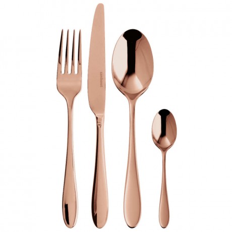 Sambonet Sambonet Velvet - Edelstahl / PVD Kupfer Besteckset 24-tlg. Sambonet Velvet - набор столовых приборов из нержавеющей стали / меди с PVD-покрытием, 24 предм.