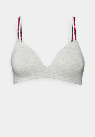Tommy Hilfiger TRIANGLE BRA T-shirt bra mid grey heather БЮСТГАЛЬТЕР TRIANGLE BRA Бюстгальтер-майка средний серый вереск