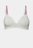Tommy Hilfiger TRIANGLE BRA T-shirt bra mid grey heather БЮСТГАЛЬТЕР TRIANGLE BRA Бюстгальтер-майка средний серый вереск