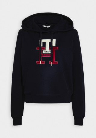 Tommy Hilfiger LARGE MONOGRAM TH Hoodie desert sky БОЛЬШАЯ МОНОГРАММА TH Толстовка с капюшоном небо пустыни