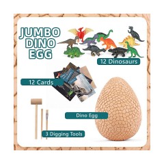 Hocan Archaologisches Ausgrabungsset Riesiges Dinosaurier-Ei Набор для археологических раскопок Гигантское яйцо динозавра