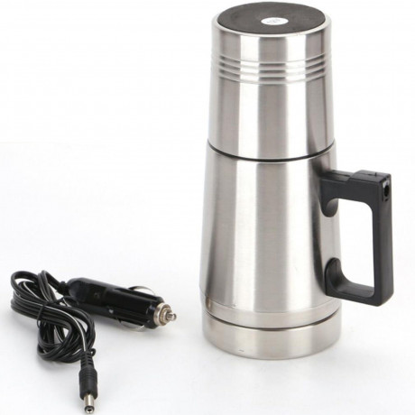 Einemgeld Einemgeld Reise-Wasserkocher 250ML Auto Wasserkocher, Edelstahl 12V Auto Heizung Tasse Kaffee Tee  Дорожный чайник Einemgeld, 250 мл, автомобильный чайник, нержавеющая сталь, 12 В, автомобильная нагревательная чашка, кофе, чай