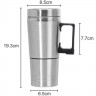 Einemgeld Einemgeld Reise-Wasserkocher 250ML Auto Wasserkocher, Edelstahl 12V Auto Heizung Tasse Kaffee Tee  Дорожный чайник Einemgeld, 250 мл, автомобильный чайник, нержавеющая сталь, 12 В, автомобильная нагревательная чашка, кофе, чай