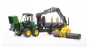 Bruder BRUDER 02133 John Deere 1210E Ruckezug m. 4 Baumstammen Самосвал BRUDER 02133 John Deere 1210E с 4 бревнами