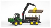 Bruder BRUDER 02133 John Deere 1210E Ruckezug m. 4 Baumstammen Самосвал BRUDER 02133 John Deere 1210E с 4 бревнами