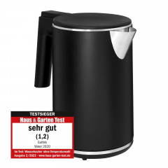 Gutfels Gutfels Wasserkocher WATER 2020, 2200 W, Doppelwandig, 1 Liter Fullvolumen, 360° Sockel, integrierter Filter  Чайник Gutfels WATER 2020, 2200 Вт, с двойными стенками, полный объем 1 литр, основание 360°, встроенный фильтр