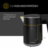 Gutfels Gutfels Wasserkocher WATER 2020, 2200 W, Doppelwandig, 1 Liter Fullvolumen, 360° Sockel, integrierter Filter  Чайник Gutfels WATER 2020, 2200 Вт, с двойными стенками, полный объем 1 литр, основание 360°, встроенный фильтр