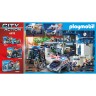 PLAYMOBIL PLAYMOBIL 2er Set: 6873 Polizei-Einsatzwagen + 6878 Polizei-Strassensperre Набор PLAYMOBIL из 2 предметов: полицейская машина 6873 + полицейский блокпост 6878.