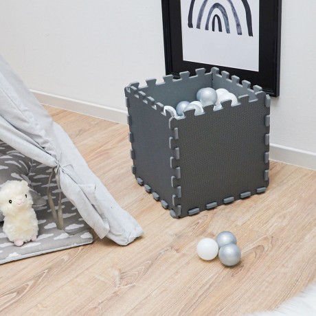 LittleTom Puzzlematte Uni Grau 20 Teile Коврик-пазл Uni Grey 20 штук