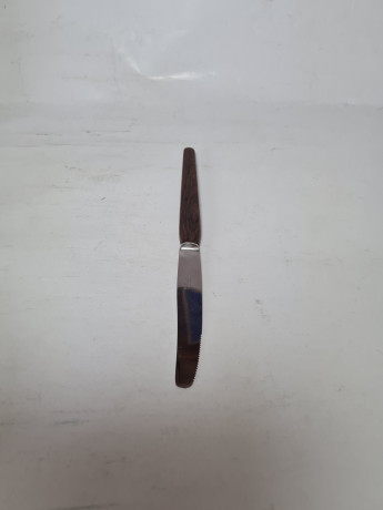 Rostfrei Solingen Набор ножей с деревянной ручкой в оригинальном коробке, 6 шт х 18,5 см, Германия, 1960-70гг.