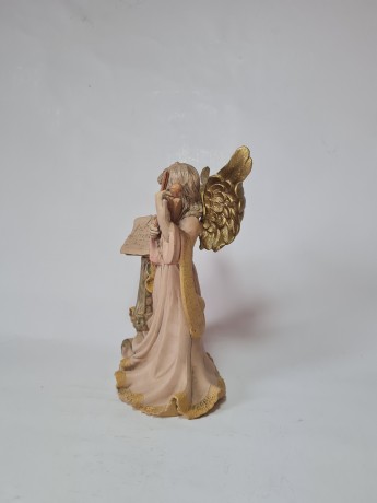 Винтажная Статуэтка "Ангел со скрипкой", 22смх15см, Италия, 1960-70гг.