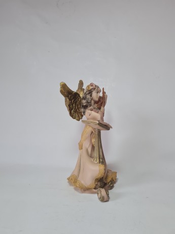 Винтажная Статуэтка "Ангел со скрипкой", 22смх15см, Италия, 1960-70гг.