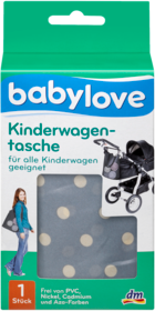 babylove blau Puntken Прогулочная Сумка для Любой Коляски с Внутренним Карманом для Удобства Синяя в Горох, 1 шт