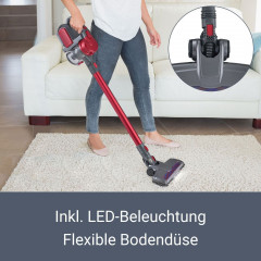 Juskys Juskys Akku-Handstaubsauger VAC100 Pro, 150 W, HEPA-Filter, Grobfilter und Staubbehalter Blau Беспроводной ручной пылесос Juskys VAC100 Pro, 150 Вт, HEPA-фильтр, фильтр грубой очистки и пылесборник