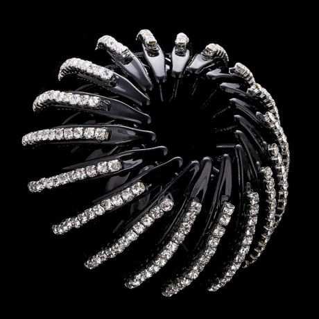 SOHO Pferdeschwanz Haar Spirale Silber Спираль из конского хвоста