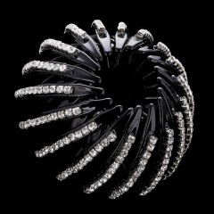 SOHO Pferdeschwanz Haar Spirale Silber Спираль из конского хвоста