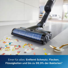 Philips Philips Nass-Trocken-Akkusauger AquaTrio Cordless 9000 Series XW9383/01, 3-in-1 Saugen und Wischen in einem Zug  Беспроводной пылесос Philips для влажной и сухой уборки AquaTrio Cordless 9000 Series XW9383/01, уборка и мытье полов 3-в-1 за один ра