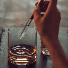 Eisch Eisch Gentleman Whisky Pipette schwarz - im Geschenkkarton 16,5 cm Пипетка для виски Eisch Gentleman черная - в подарочной упаковке 16,5 см