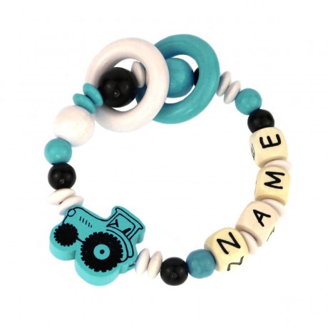 elefantasie Greifling Traktor personalisiert mit Namen Игрушечный трактор-клатч персонализированный с именем