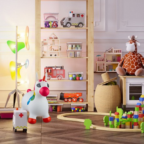 relaxdays Hupftier Einhorn Копытное животное единорог