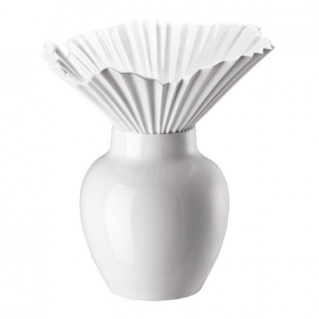 Rosenthal studio-line Rosenthal studio-line Falda Vase Weiss glasiert 27 cm Rosenthal studio-line Falda ваза белая глазурь 27 см