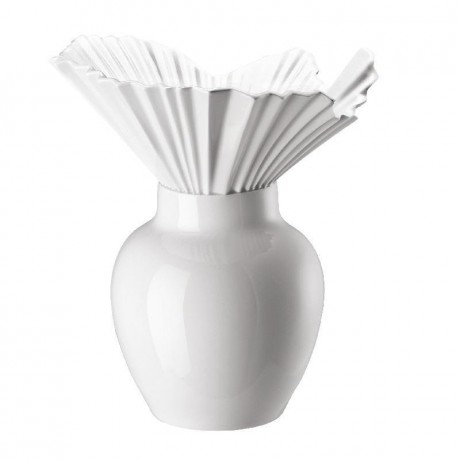 Rosenthal studio-line Rosenthal studio-line Falda Vase Weiss glasiert 27 cm Rosenthal studio-line Falda ваза белая глазурь 27 см