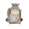 bieco Schaukelpferd Plusch Esel Schaukeltier 60 cm Baby Wippe Holz Spielzeug ab 9 M Schaukeltiere Лошадка-качалка плюшевый осел качалка 60 см детские качели деревянная игрушка от 9 м качалка животных