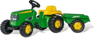 Rolly Toys ROLLY TOYS Rolly Kid Trettraktor John Deere mit Anhanger ROLLY TOYS Педальный трактор Rolly Kid John Deere с прицепом